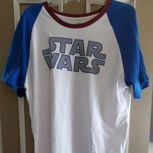 Star Wars Men's 2XL XXL Raglan T-Shirt